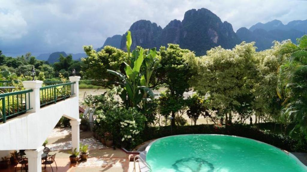 Vansana Hotel Vang Vieng Eksteriør bilde