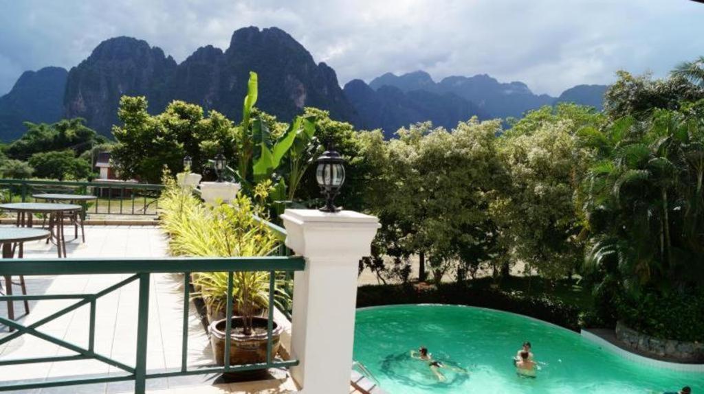 Vansana Hotel Vang Vieng Eksteriør bilde